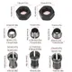 8 Stück 1/6/6/8mm Spann zangen futter Adapter mutter Set zum Gravieren Trimmen Maschine Fräs fräser