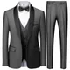 Herren britischen Stil schlanken Anzug 3 Stück Set Jacke Weste Hosen/männliche Business Gentleman