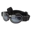 dog sunglasses 1Pc Dog Sunglasses Eye Wear Protection Waterproof Pet Goggles UV Foldable Goggles with Strap (Black)