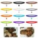 ABBA UEETEK 12 Colors 35*1cm Adjustable Puppy ID Bands Collars Double Side Super Plush Dog Collars