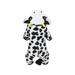 ABBA Pet Costume Dog Halloween Suit Dog Milk Cow Costume Dog Jumpsuit Pet Puppy Supplies - Size XS