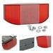 YLLSF Mountain bike bicycle rack reflector rear tail light warning film