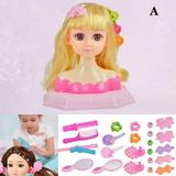 Kids Dress Up Dolls Grooming Hair Braiding Toys Fashion Doll 8-Inch Doll Ages 3 and Up