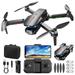 Ikohbadg Advanced Remote Control Drone with Dual Cameras Wind-Resistant Design Headless Mode and Gesture Control for Adults - Perfect for Beginners