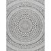 Mark&Day Outdoor Area Rugs 8x10 St Ansgar Global Indoor/Outdoor Medium Silver Gray Area Rug (7 10 x 10 )