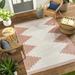 Mark&Day Outdoor Area Rugs 6x6 Wolfheze Global Indoor/Outdoor Coral Gray Square Area Rug (6 7 Square)