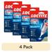 (4 pack) Loctite Super Glue Gel Control Pack of 1 Clear 4 g Bottle