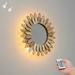 Kiven Battery Operated Wall Sconce with Remote Control 16 Colors Changing Wireless Wall Sconces Indoor 1 Set Dimmable Vanity Light for Reading Makeup Bedside Wall Decor