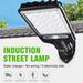 CHAMAIR LED Solar Wall Light Outdoor Motion Sensor Lamp Garden Remote Lamp (18LED)