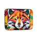 LNWH Geometric Colorful Bear Pattern Laptop Sleeve Notebook Computer Pocket Tablet Briefcase Carrying Bag 13 inch Laptop Case