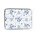 LNWH Small Blue Flower Pattern Laptop Sleeve Notebook Computer Pocket Tablet Briefcase Carrying Bag 12 inch Laptop Case