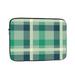 LNWH Green Plaid Texture Pattern Laptop Sleeve Notebook Computer Pocket Tablet Briefcase Carrying Bag 17 inch Laptop Case