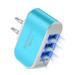 3Usb Candy Charger LED Luminous Mobile Phone Charging Head Intelligent Multi Port USB Charger Travel Charging/US Rechargeable Double Aaa Rechargable 18650 Batteries Smart Battery Charger Aaaaa Ooze