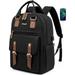 LOVEVOOK Laptop Backpack for Women Vintage Work Business Travel Backpack with USB Charging Port Teacher Doctor Nurse