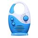 NUOLUX 1Pc Portable AM/FM Shower Radio Household Bathing Radio Mini Waterproof Radio