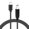 USB B to USB C Printer Cable 10 Feet USB C to USB B Printer Cable Flexible Cord for MacBook Pro/Air USB C MIDI Cable