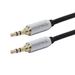 Monoprice Audio Cable - 10 Feet - Black | 3.5mm Stereo Male to 3.5mm Stereo Male Gold Plated Cable for Mobile