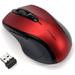 Kensington Pro Fit Mid-Size Mouse Red (K72422AM) 1.4 x 2.6 x 4