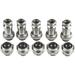 Lierteer Aviation Plug Connector 16mm GX16-4 Panel Wire Metal Male Female 4Pin (5 Pairs)