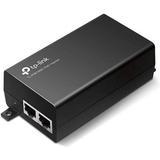 TP-LINK TL-PoE160S 802.3at/af Gigabit Injector Non-PoE to PoE Adapter Supplies PoE (15.4W) or PoE+ (30W) Plug & Play