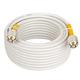 MOOKEERF CB Antenna Cable RG8x Coaxial Cable 35ft PVC White Marine Antenna Cable UHF PL259 Male to Male CB Coax Cable