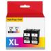 210 XL and 211 XL Ink Cartridges Replacement for Canon Printer Ink 210 and 211 XL Cartridges for MX410 MP495 MX340 MX330 MX420 MX350 MX360 MX320 210XL Black 210XL Color 2 Combo Pack