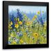 Novak Shirley 20x20 Black Modern Framed Museum Art Print Titled - Joyful in July III