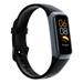 Fitness Watch with Heart Rate Body Temperature Smart Band Watches 1.1 Health Smartwatch for Android Phones Men Women Teens - black