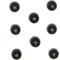 8 Pack - Medium SHURE EABKF1-10M (PA910M) Replacement Black Foam Ear Tips Sleeves fit SHURE SE215 SE315 SE425 SE535