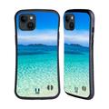 Head Case Designs Beautiful Beaches Tropical Sandy Beach Malcapuya Hybrid Case Compatible with Apple iPhone 15 Plus