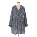 Suzanne Betro Casual Dress: Blue Dresses - Women's Size 2X