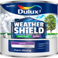 Dulux Paint Mixing Weathershield Quick Dry Exterior Satin Pamplona Purple 3, 1L