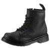 Winterboots DR. MARTENS "1460 Serena Mono J", Kinder, Gr. 31, schwarz, Leder, unifarben, klassisch, Schuhe, mit Innenreißverschluss