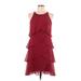 SL Fashions Casual Dress: Burgundy Dresses - Women's Size 10