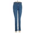 Rag & Bone/JEAN Jeans - Mid/Reg Rise Skinny Leg Boyfriend: Blue Bottoms - Women's Size 26 - Medium Wash