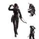 LANILA Tomb Raider Statue Laura Dekoration Spielzeug Anime-Cartoon-Charakter-Modell-Dekoration 28CM