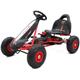 OutdoorToys Racer 64 Pedal Ride On Go Kart with Handbrake (Black) | OutdoorToys | Compact Design Pedal Go Kart, Forward and Reverse Gears, Hand Brake, Chain Cover