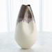 Global Views Handmade Ceramic Table Vase Ceramic in Blue/White | 18.25 H x 9.75 W x 9.75 D in | Wayfair 1.10839