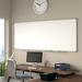 Inbox Zero Wall Mounted Magnetic Whiteboard, 40" x 96" Metal/Steel in Gray/White | 48" H x 48" W | Wayfair 5434E0143B974026BC7E1F447041F45E