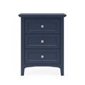 Birch Lane™ Renee Solid Wood Nightstand Wood in Blue | 30 H x 24 W x 19 D in | Wayfair 59D85A350C944AD994C6E67772574F37