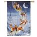 The Holiday Aisle® Acquaviva Double Sided 43" H x 29" W Polyester Christmas House Flag | 43 H x 29 W in | Wayfair 0C1B651446D148168F05329C2AA51A53