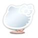 Mercer41 Nakyiah Hello Kitty Makeup Mirror w/ Stand, Adjustable Brightness Daylight LED Lighted Compact Mirror in Pink | Wayfair