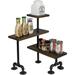 Williston Forge Kasumbi 3 Tier Industrial Pipe Shelving Rack Metal | 20.4 H x 25 W x 6.5 D in | Wayfair 835DA0A9553241C78D89C1DB393519C0