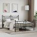 Rosalind Wheeler Breshna Metal Slat Bed in Black | 38.2 H x 61.4 W x 81.5 D in | Wayfair 54B302F0C47449B9A1E0637E9A3971D8