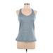 Nike Active Tank Top: Blue Activewear - Women's Size Large