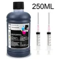 250ML/Flasche Schwarz tinte Farbstoff Tinte Refill-Kit Für Canon PG510 CL511 PG 540 545 445 440 CL