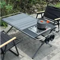 Aluminium legierung Eier rolle Tisch Camping igt taktischen Tisch im Freien Grill Tisch trinken Tee