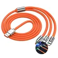 1 2 m 1 8 m 3 in 1 Schnell ladekabel für Apple iPhone 11 xs xr iPad Air Samsung S20 S10 Xiaomi