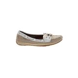 Sebago Flats: Gray Solid Shoes - Women's Size 7 1/2 - Almond Toe