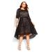 Lace Lover Dress - black